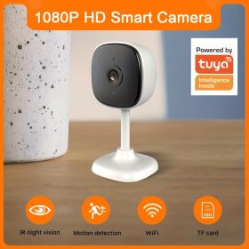 2MP 1080P HD Smart WiFi Camera Home Security IP Camera Baby Monitor; Support 128GB TF-card Storage; Motion Detection; Remote Control; IR Distance