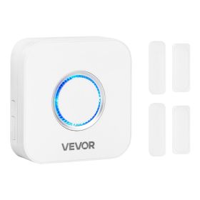 VEVOR Door Chime 58 Chimes 5-Level Volume Wireless Door Alarm Contact Sensor