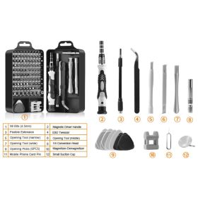 Precision Screwdriver Set, Professional Grade 115 in 1 Magnetic Repair Tool Kit for Electronics, Computer, iPhone, Laptop, Game Console, Watch