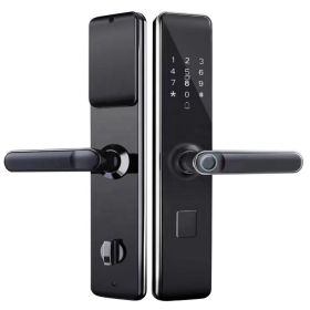 "Smart Security Handle with Digital Tuya Integration - WiFi Enabled Apartment Fingerprint Door Lock with Keys" (TYPES: FINGER PRINT, SPECIAL FEATURES: TAMPER ALARM)